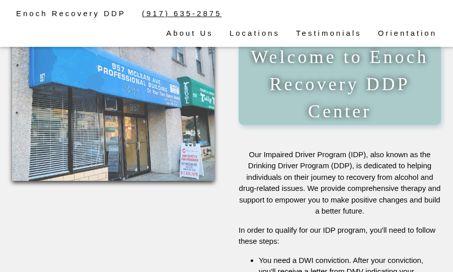 Enoch Recovery DDP Center provider image
